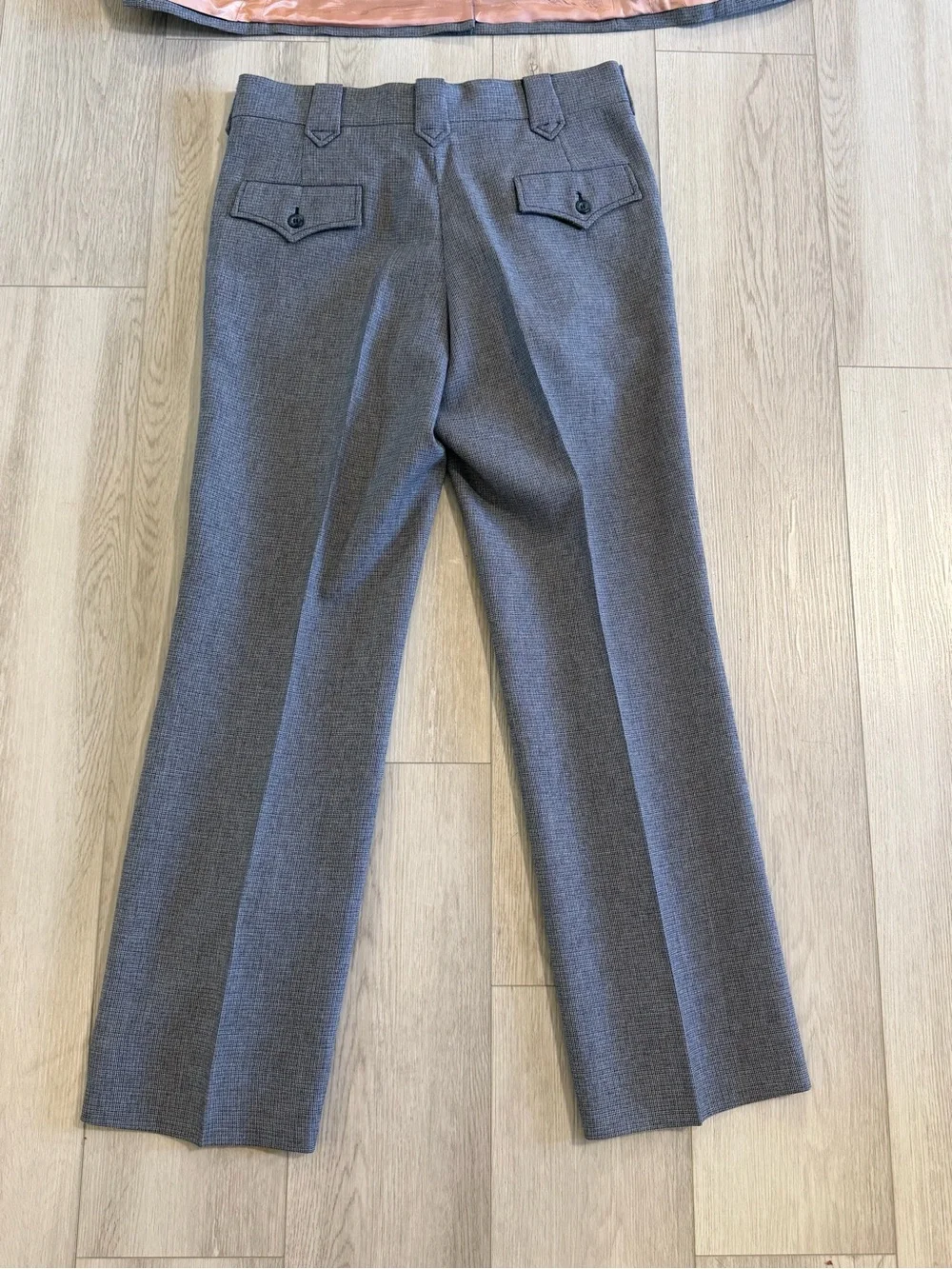 Vintage 70s Circle S Western Ranch Wear Men's 3pc Set Pant Suit Sz 38R Waist 34”